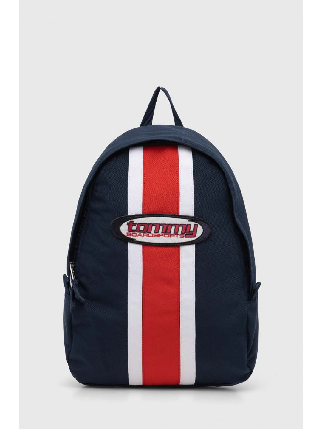 Batoh Tommy Jeans pánský tmavomodrá barva velký vzorovaný AM0AM12127